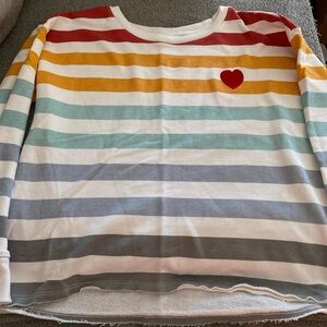 womens striped long sleeve